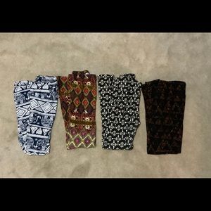 4 pairs leggings all fit like a small